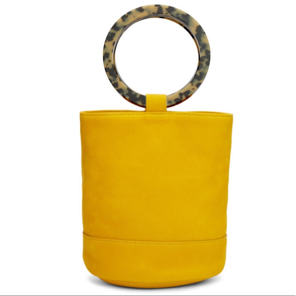 Simon Miller Yellow Suede Bag